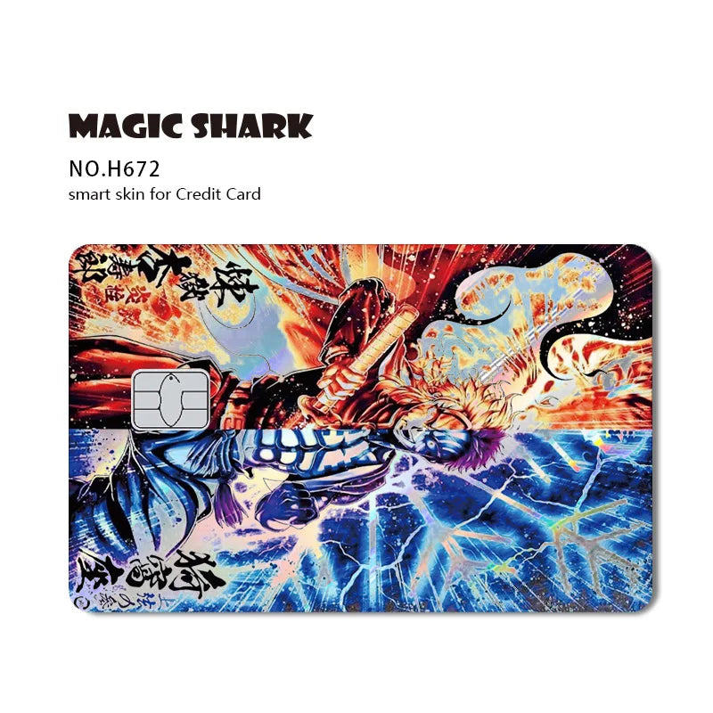 Demon Slayer Shinny Holographic Card Skin