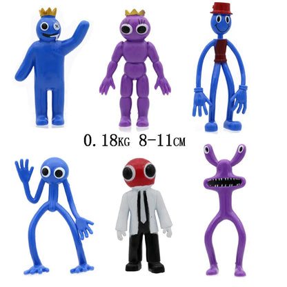 Rainbow Friends Pink Blue Statue