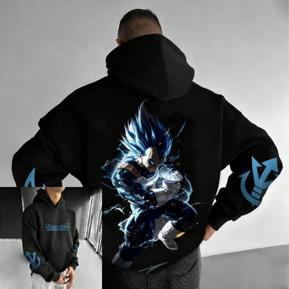 Dragon Ball Hip Hop Large Hoodie 2026 Men's and Women's Autumn/Winter New Anime Printed Casual Loose Parent Child Hoodie Top