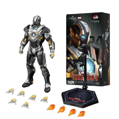 ZD Toys Marvel Studios Iron Man MK3 Action Figure MK35 MK24 MK40 MK38 Tony Stark Ironman Figure Action Collect Toy Gift