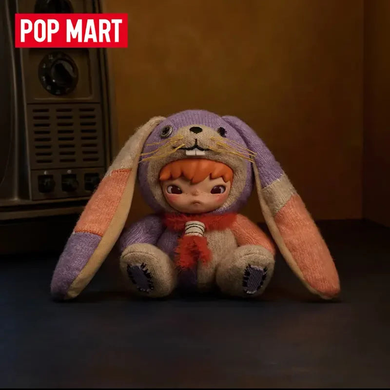 POP MART Hirono After Dark Series Plush Doll Pendant Blind Box Toys Guess Bag Mystery Box Doll Cute Anime Figure Ornament Gift