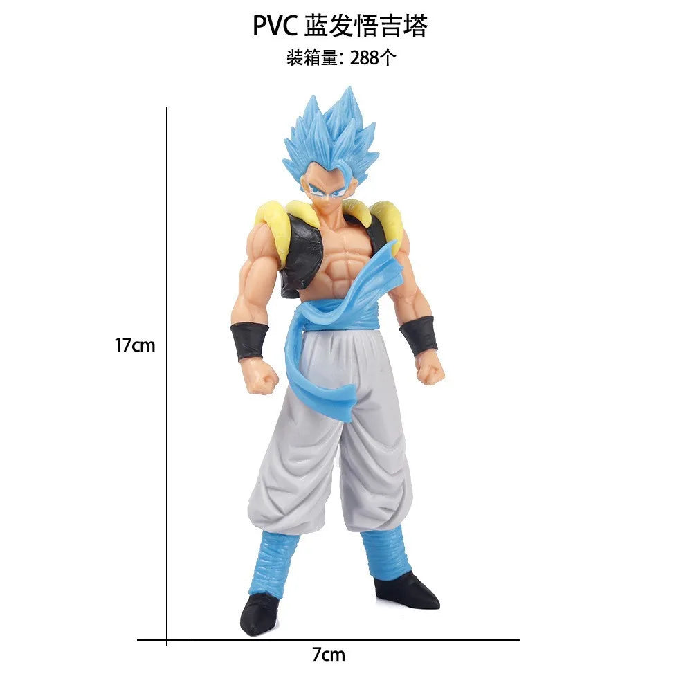Dragon Ball Z Super Saiyan Son Goku Action Figure Set - Includes Son Gohan Vegeta Broly Piccolo Majin Buu Collectible