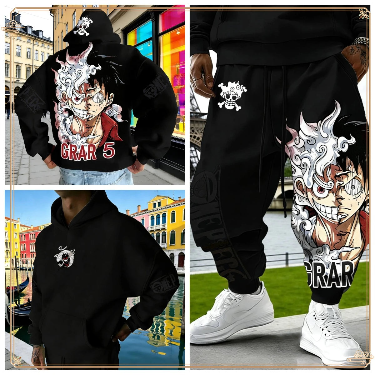 One Piece Luffy Gear 5 Tracksuit