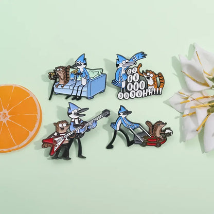 Anime Blue Hair Brooch