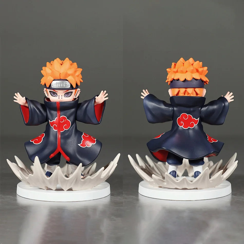 In Stock Blind Box, Bandai Naruto Shippuden Akatsuki Series Anime Figure Peripheral, Naruto Trendy Doll, Creative Desktop Orname