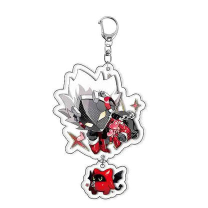 Game Zenless Zone Zero Nekomiya Mana Cosplay Costumes Acrylic Keychain