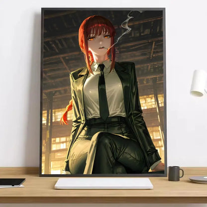 Chainsaw Man Makima Canvas Poster