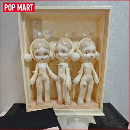 Pop Mart Skullpanda Bjd Nana Figures Baby Series Flower Blooming Figure Pink Green SP Art Toy Limited Dolls Surprise Toy Gift