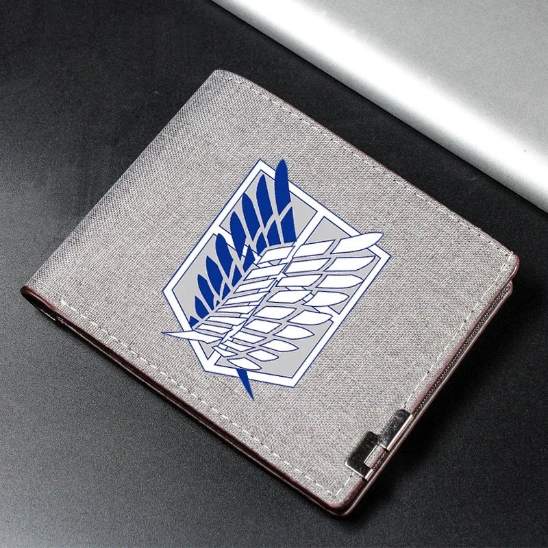 Anime Shingeki No Kyojin/Attack on Titan Cosplay Wallet Coin Purse Multi-card Bit High Appearance Level Exquisite Delicacy Gift