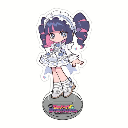 Panty & Stocking 10cm with Garterbelt Acrylic Stand Figures Keychain