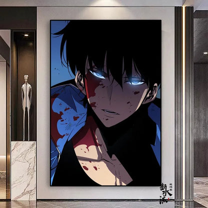Solo Leveling Frameless Canvas Painting