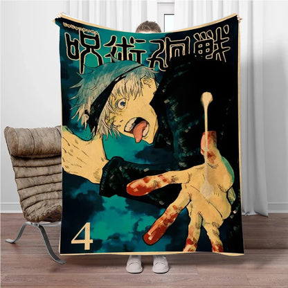 Jujutsu Kaisen Flannel Blanket