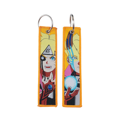 Classic Cartoon Embroidery Keychain