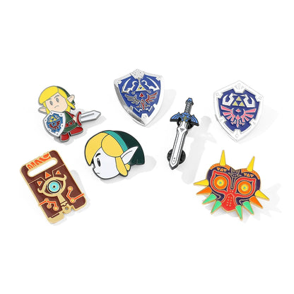 Hailia Shield Enamel Pin