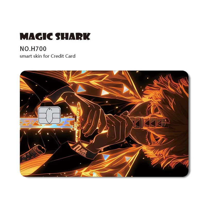 Demon Slayer Shinny Holographic Card Skin