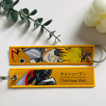 Pokemon Pikachu Embroidery Keychain
