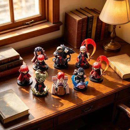A Full Set of Small Organizations Naruto Hand-Made Q Version of Hand-Made Animation Boxed desktop Ornaments Gifts Around