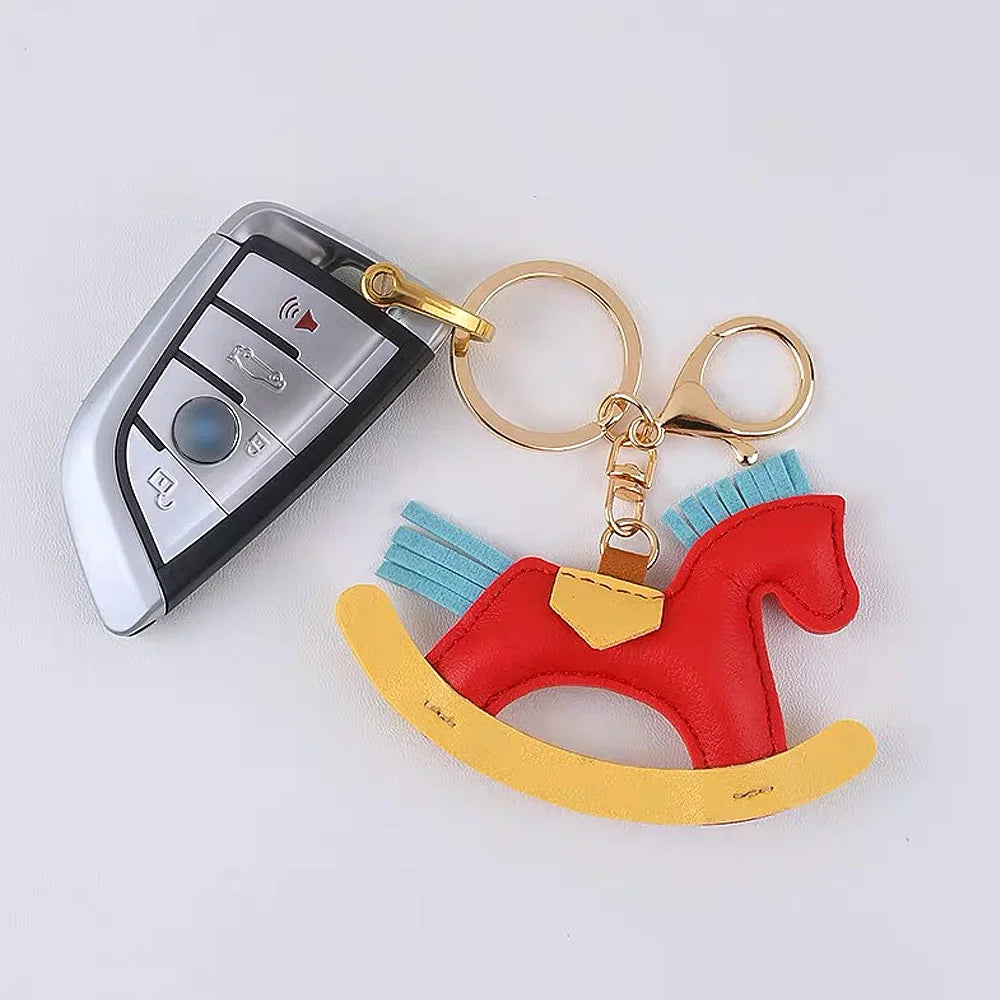 Horse Pony Tassel Keychain