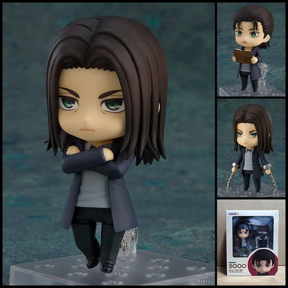 Anime Attack On Titan 1123# Hange Zoe 2000# Eren Jaeger Mikasa Ackerman Action Figures Cartoon Model Movable Doll Ornament Gift