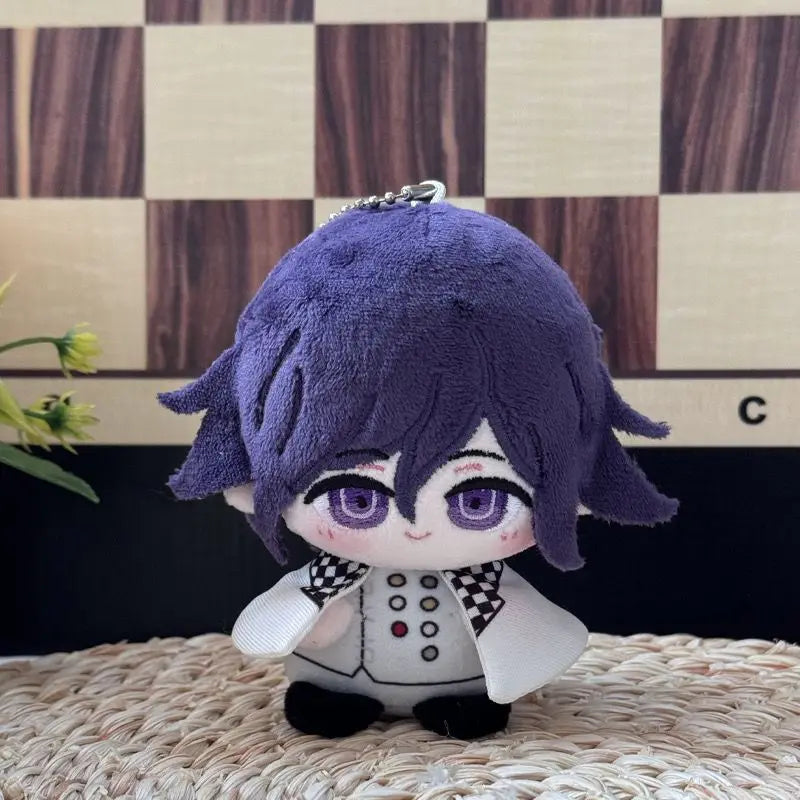 10CM Anime Danganronpa Stuffed Plush Naegi Makoto Nagito Komaeda Printed Body Soft Adorable Starfish Doll Pendant KeyChain Gifts