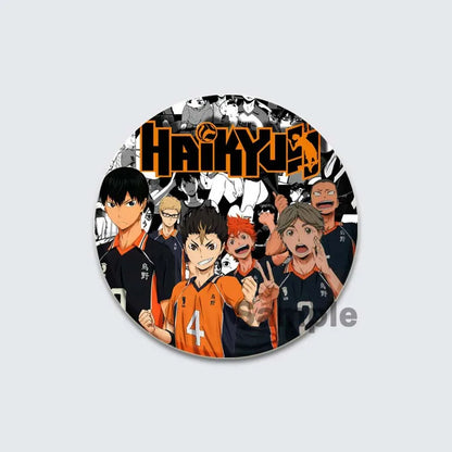 Haikyuu!! Anime Button Pins