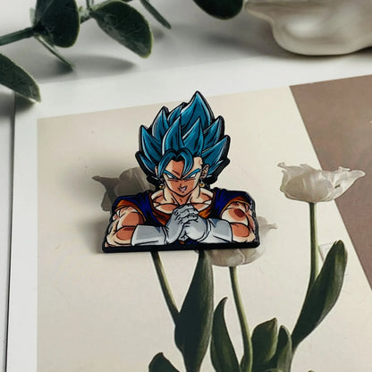 Anime Dragon Ball Funny Metal brooch badge accessory Cartoon Character Creative Pin Clothes Decorative Jewelry Gifts Friends toy