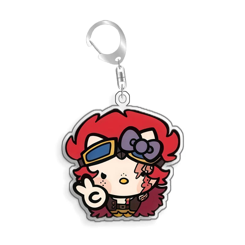 For Dragon Ball Usopp Nico Robin Tony Tony Chopper Nami Monkey D.Luffy Acrylic selfmade Cartoon Anime Keychain Pendant Toy gift
