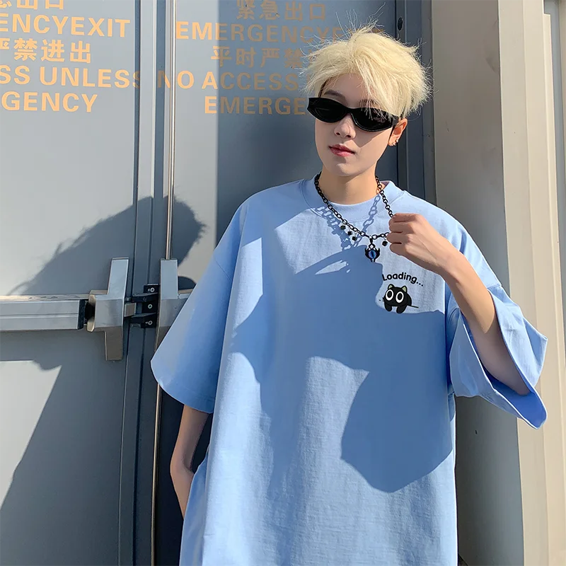 Anime Print Oversized T-Shirt