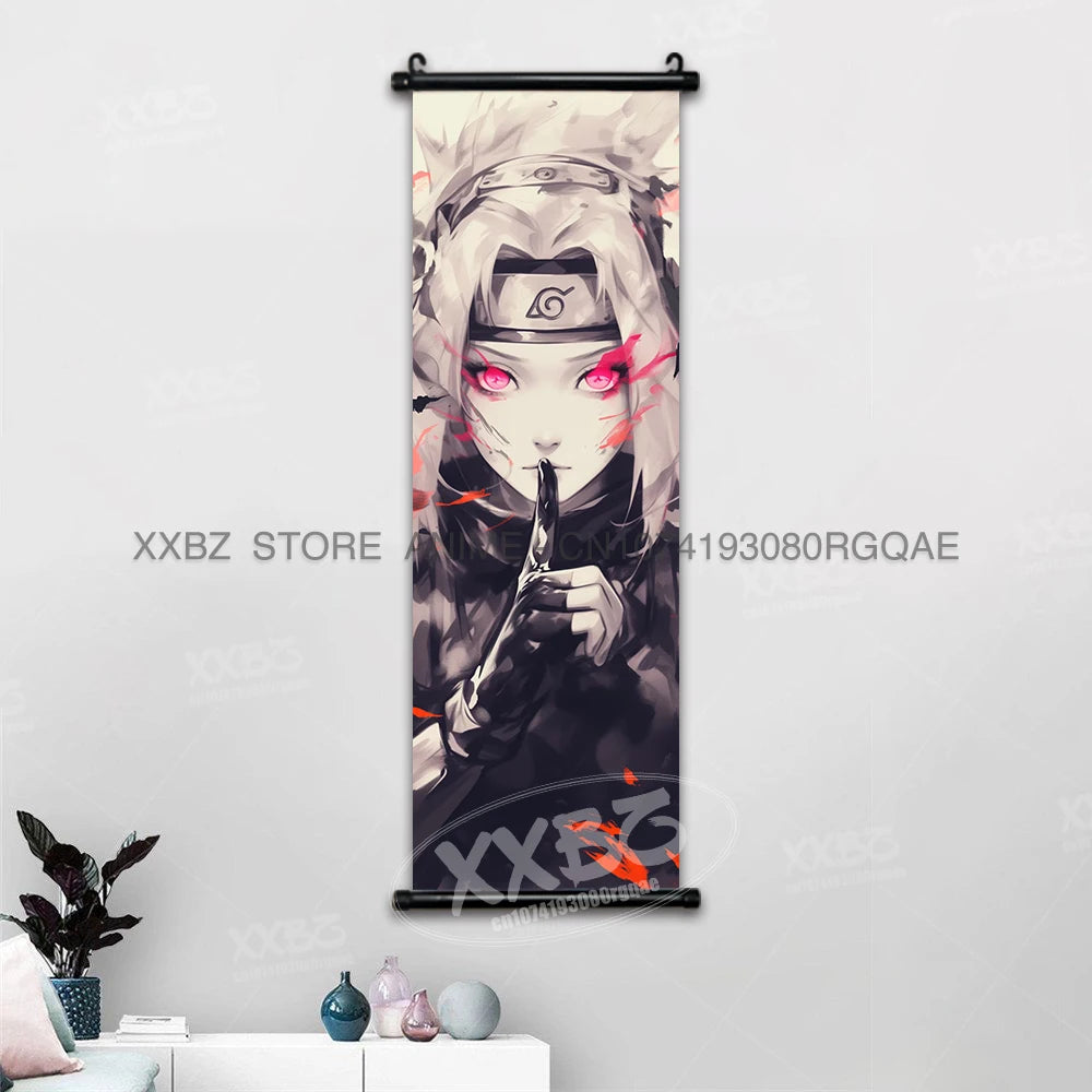 Naruto Hyuga Hinata Canvas Scroll