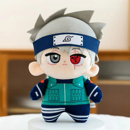 Naruto Anime Plush Toys Cute Sasuke Sakura Plushie Kawaii Kakashi Soft Stuff Doll Room Decor For Fans Birthday Gift