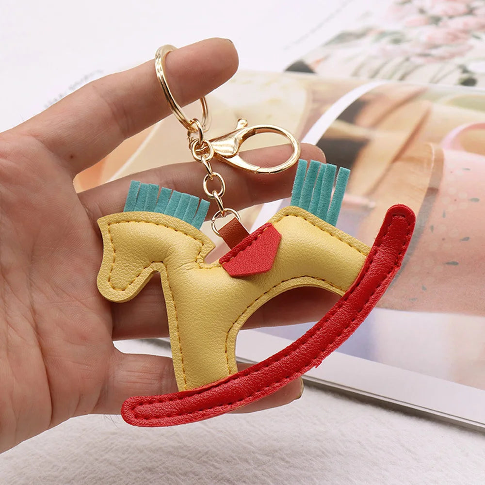 Horse Pony Tassel Keychain