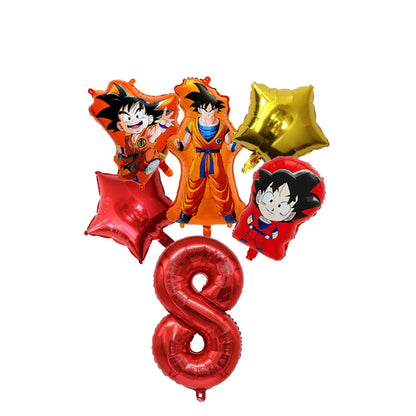 Dragon Ball Birthday Party Decorations Party Supplies Tablecloths Paper Cup Plates Napkin Gift Bags Banners Baby Birthday Shower