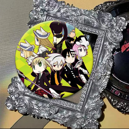 Anime Soul Eater Pins Round Creative Cartoon Badges