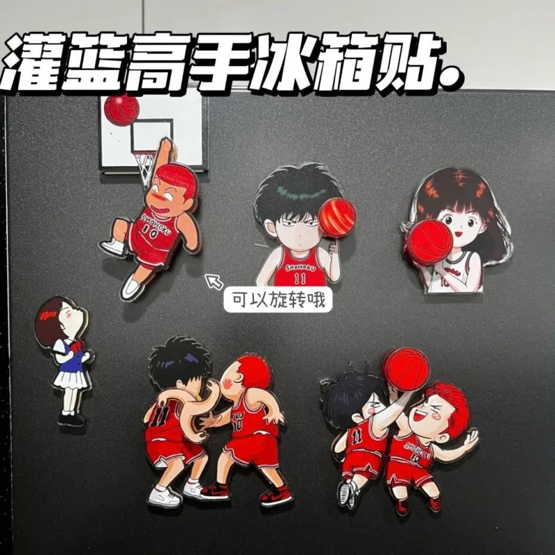 Slam Dunk Rotating Fridge Magnet