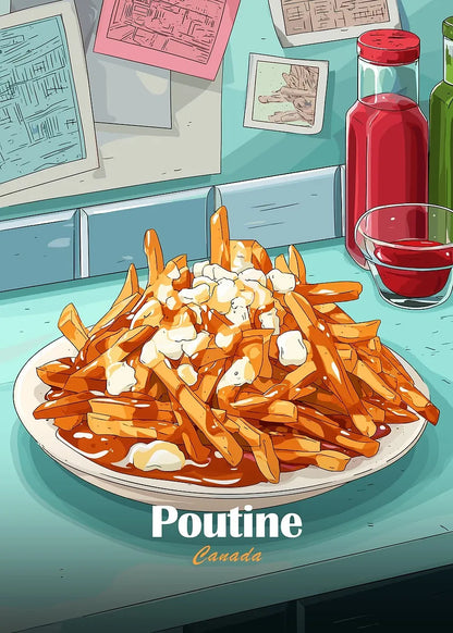 Anime Food Art Poster