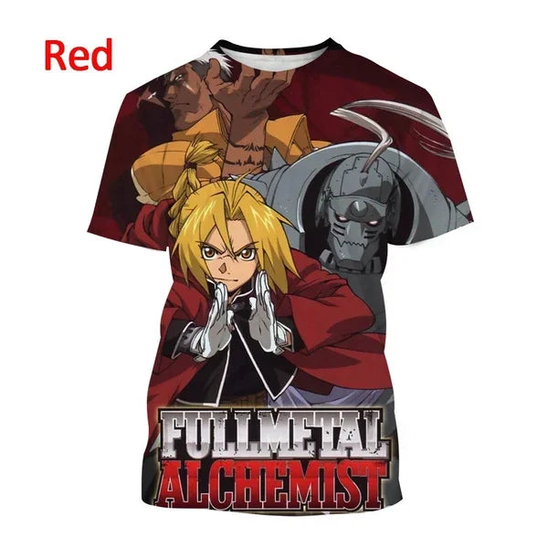 Fullmetal Alchemist Edward T-Shirt – 3D Print