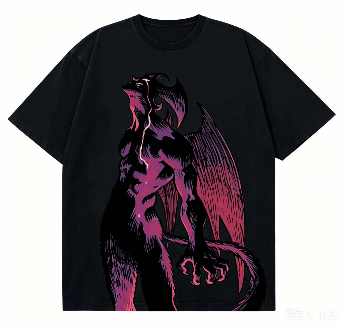 Devilman Crybaby Akira Ryo Oversized T-Shirt