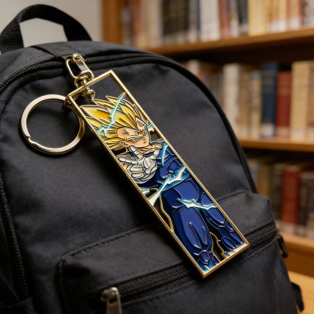 Anime Jet Metal Keychain