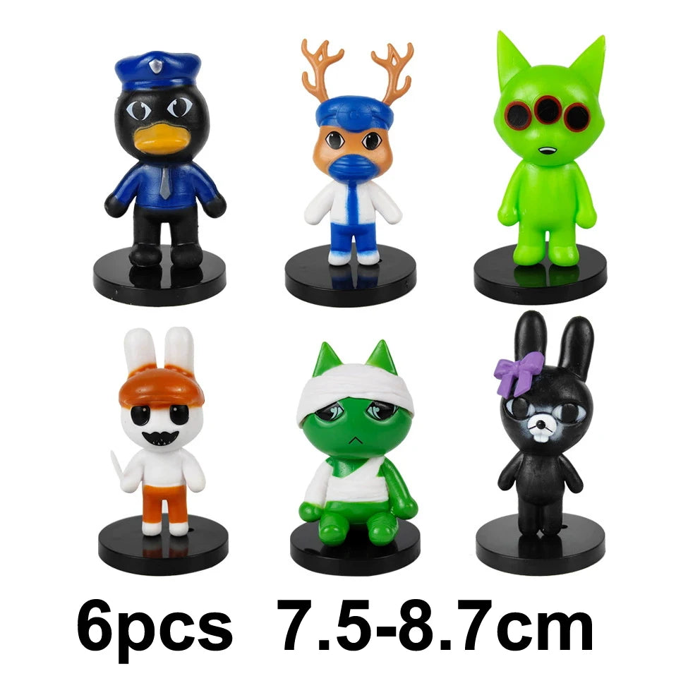 Cool Animal Hospital Action Figure Horror Game Model Toys Set