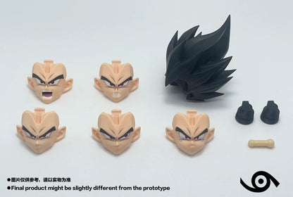 IN STOCK Dragon Ball Z Super Saiyan Vegeta Head Accessories Action Figure Shf Despair Crying Version Vegeta Heads Sculpt Toys