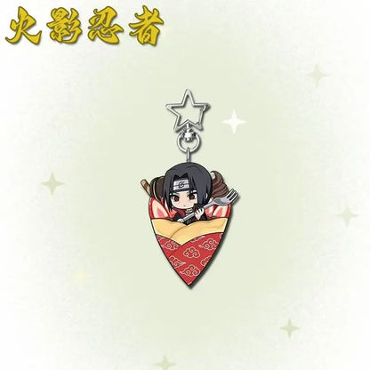 Anime Peripherals Sasuke Uchiha Figure Acrylic Pendant Minato Namikaze Figurine Acrylic Keychain Naruto Uzumaki Decoration Toys