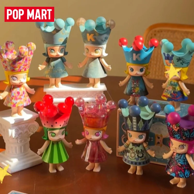 Genuine in Stock POPMART MEGA ROYAL MOLLY 100% Anniversary Series 1 Blind Box Ornament Gift