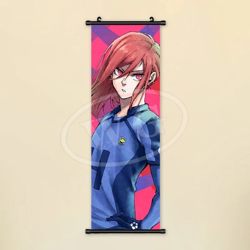 Blue Lock Reo Mikage Canvas Scroll