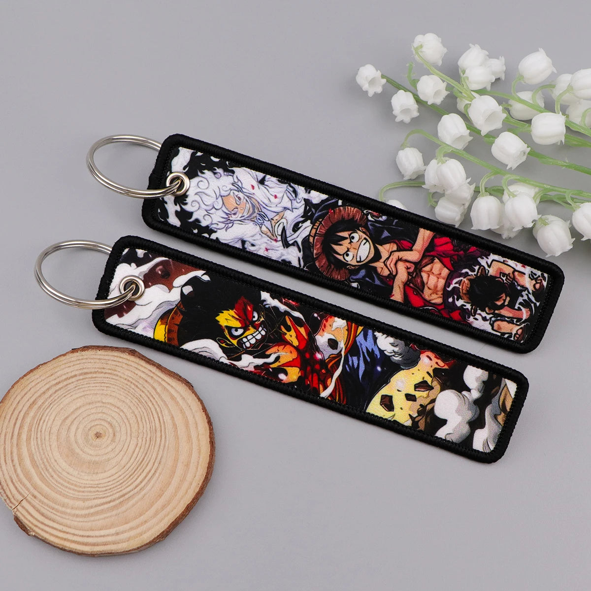 One Piece Straw Hat Keychain