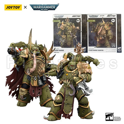 1/18 JOYTOY Action Figure 40K Death Guard Plague Marine Champion Anime Model Toy