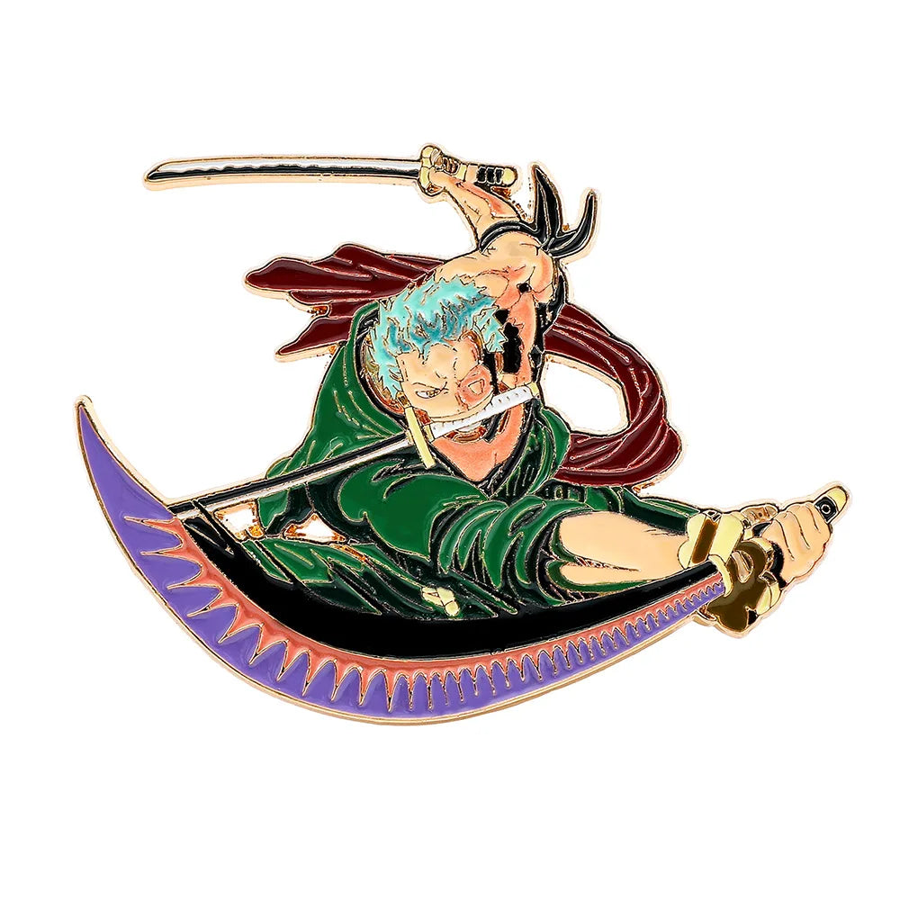 One Piece Roronoa Zoro Enamel Pin