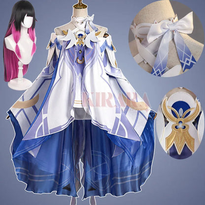 Genshin Impact Columbina Cosplay Wig