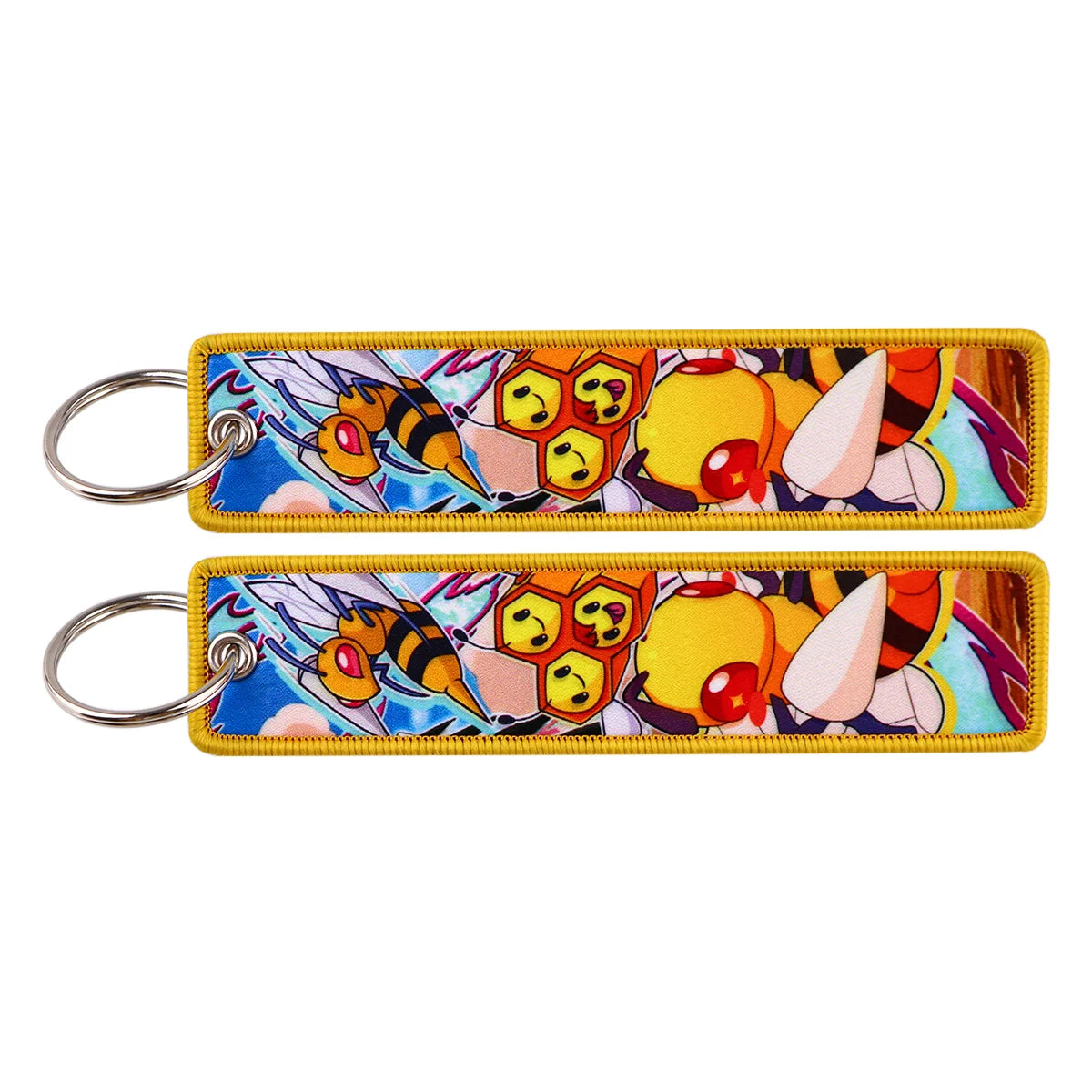 Anime Game Embroidery Keychain