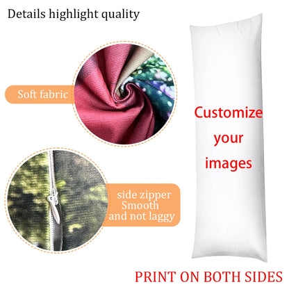 Customizable Equal Body Pillowcase, Anime Star Cartoon Real Person
