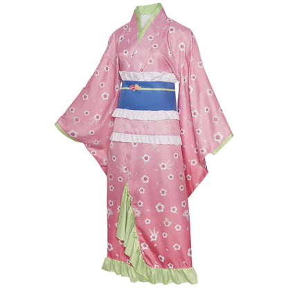 Demon Slayer Kanroji Mitsuri Kimono Costume